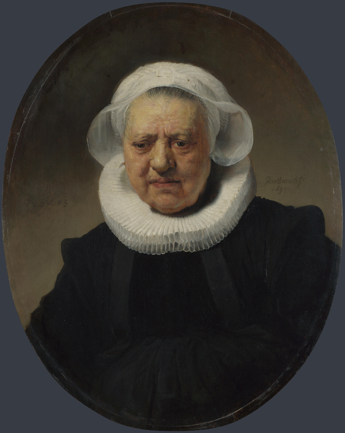  伦勃朗·梵·莱茵 Rembrandt van Rijn——一个83岁老妇人的肖像